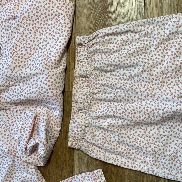 Petite Plum Girls Twill Cotton Heart pajama set - Picture 9 of 9